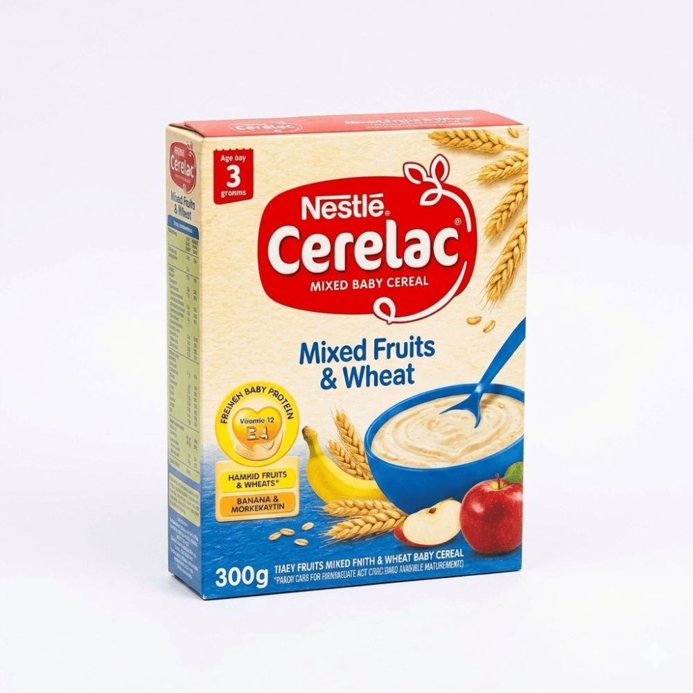 4.jpg Nestle Cerelac Mixed Fruits & Wheat (300g) - Image 1