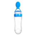 Silicone Feeding Bottle with Spoon