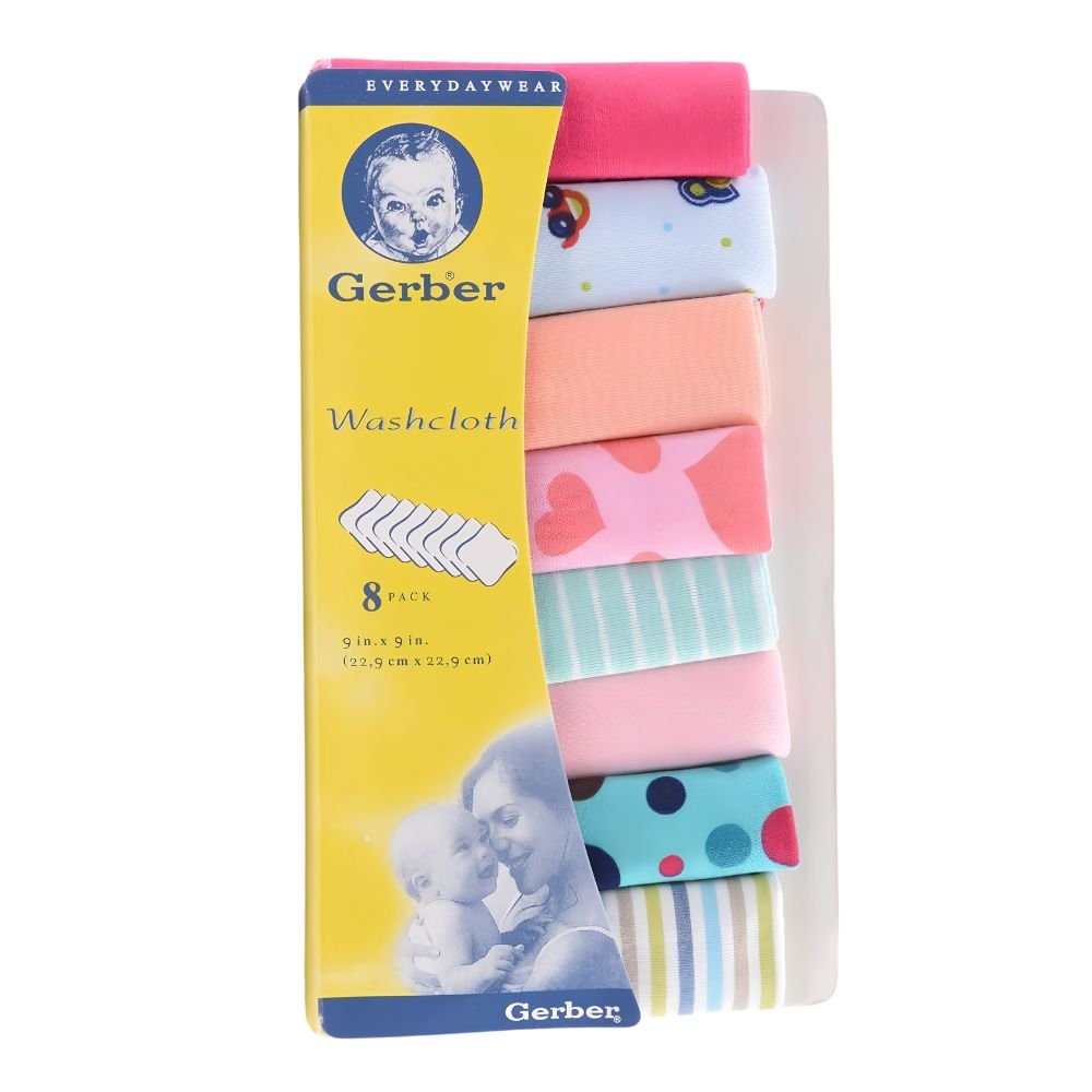 WhatsApp Image 2026-07-27 at 5.13.52 PM Gerber Baby Wash Cloth 8pcs - Image 1