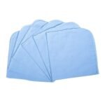 Plain Baby Nappies – 6 Pieces Set (22 × 22 Inches) – Double Layer