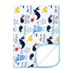 Waterproof Cot Sheet – Large Size (76cm × 58cm)