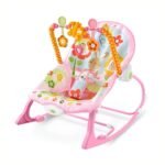 Infant to Toddler Baby Rocker Chair with Musical Toy Bar & Vibrations - Image 2