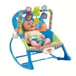 Infant to Toddler Baby Rocker Chair with Musical Toy Bar & Vibrations