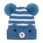 Teddy Pom Pom Baby Cap - Image 4