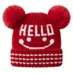 Hello Pom Pom Baby Cap - Image 2