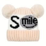 Smile Pom Pom Baby Cap - Image 2