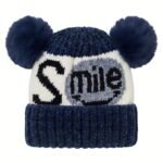 Smile Pom Pom Baby Cap - Image 4