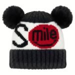 Smile Pom Pom Baby Cap