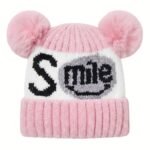 Smile Pom Pom Baby Cap - Image 5