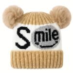 Smile Pom Pom Baby Cap - Image 6