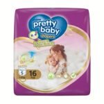 Pretty Baby Disposable Diapers (Pampers) – 16 Pieces - Image 4