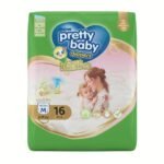 Pretty Baby Disposable Diapers (Pampers) – 16 Pieces - Image 3