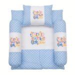 Baby Bedding Set – 4 Pieces Premium Embroidery Comfort Set