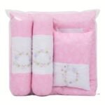 Baby Bedding Set – 4 Pieces Premium Embroidery Comfort Set - Image 2