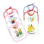 Beautiful Printed 7 Days Baby Bib Set (Sunday–Monday Collection)