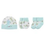 Baby Cap, Mittens & Socks Set – 3 Piece Newborn Essentials Set (002) - Image 2