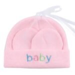 Baby Cap, Mittens & Socks Set – 3 Piece Newborn Essentials Set (003)