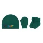 Baby Cap, Mittens & Socks Set – 3 Piece Newborn Essentials Set (004) - Image 2