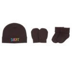 Baby Cap, Mittens & Socks Set – 3 Piece Newborn Essentials Set (004) - Image 3