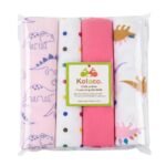 Kolaco Receiving Flannel Blanket – 4 Pieces Set - Image 4