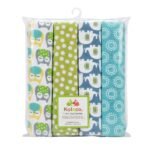 Kolaco Receiving Flannel Blanket – 4 Pieces Set (L Size) - Image 2