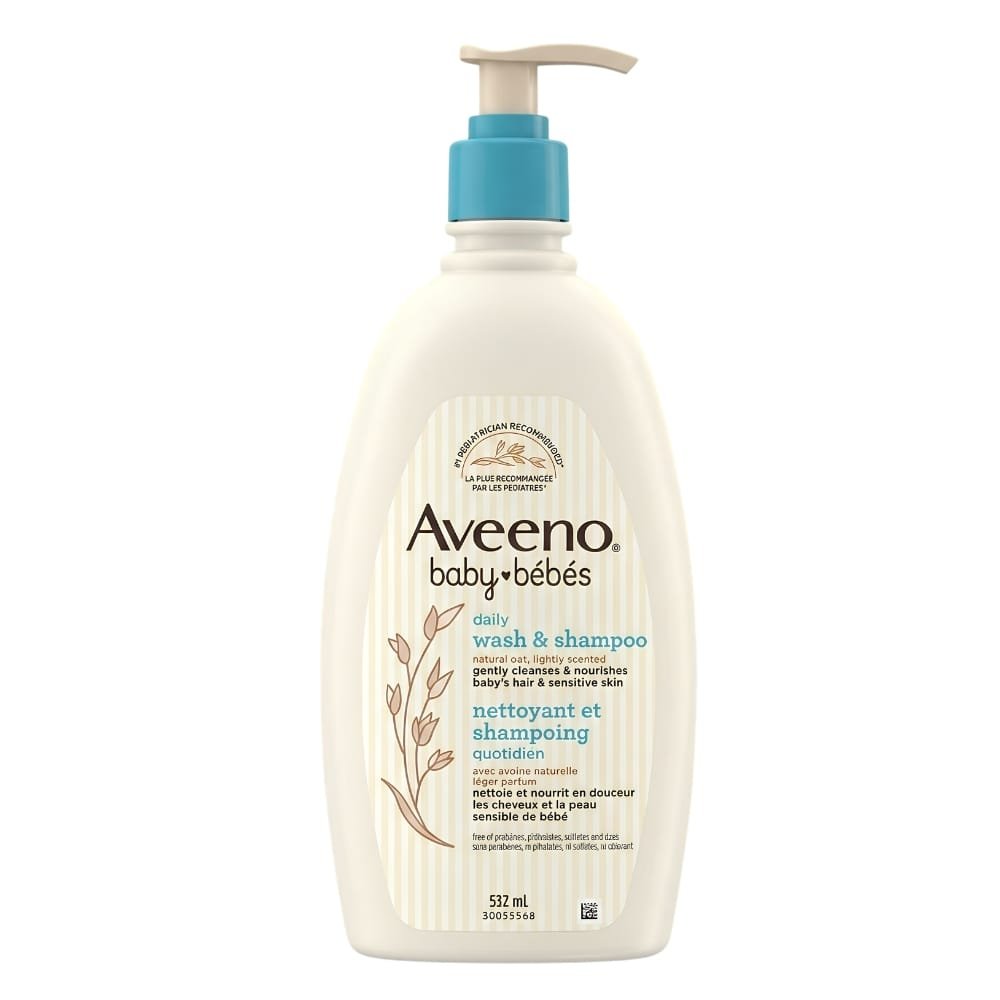 WhatsApp Image 2026-08-07 at 12.38.35 AM Aveeno Baby Daily Wash & Shampoo 532ml (Made in Canada) 👶🌿 - Image 1