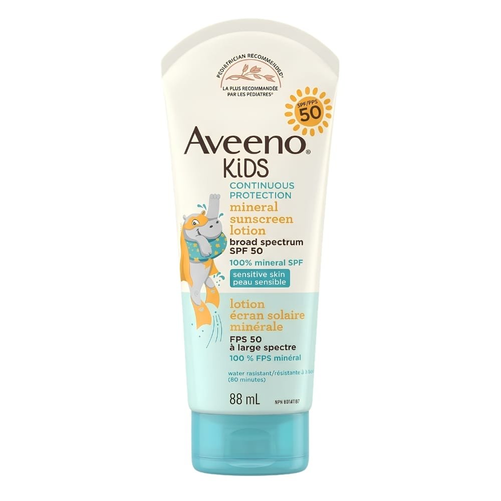 WhatsApp Image 2026-08-07 at 12.44.28 AM Aveeno Kids Continuous Protection Mineral Sunscreen Lotion 88ml (Made in Canada)☀️👧🌿 - Image 1