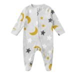0–3 Months Baby Zipper Sleepsuits - Image 9