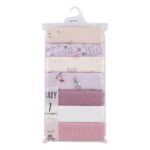 👶 Newborn Baby Bodysuits – 7 Pcs Pack for Girls - Image 6