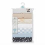 👶 Baby Bodysuits – 7 Pcs Pack for Boys (0–3 Months) - Image 4