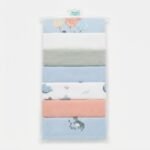 👶 Baby Bodysuits – 7 Pcs Pack for Boys (0–3 Months) - Image 3