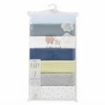 👶 Baby Bodysuits – 7 Pcs Pack for Boys (3–6 Months) - Image 3