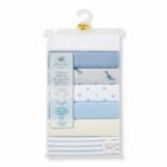 👶 Baby Bodysuits – 7 Pcs Pack for Boys (9–12 Months) - Image 2