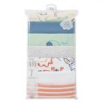 👶 Baby Bodysuits – 7 Pcs Pack for Boys (9–12 Months)