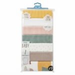 👶 Baby Bodysuits – 7 Pcs Pack for Girls (12–18 Months) - Image 3