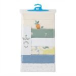 👶 Baby Bodysuits – 7 Pcs Pack for Boys (12–18 Months) - Image 3