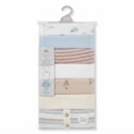 👶 Baby Bodysuits – 7 Pcs Pack for Boys (12–18 Months)